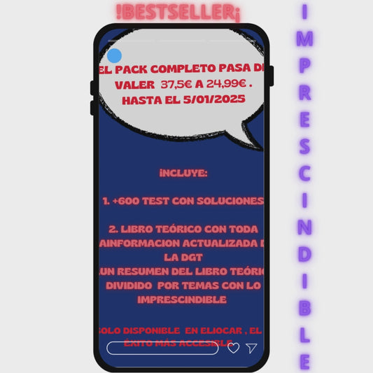 Pack Completo Carnet B